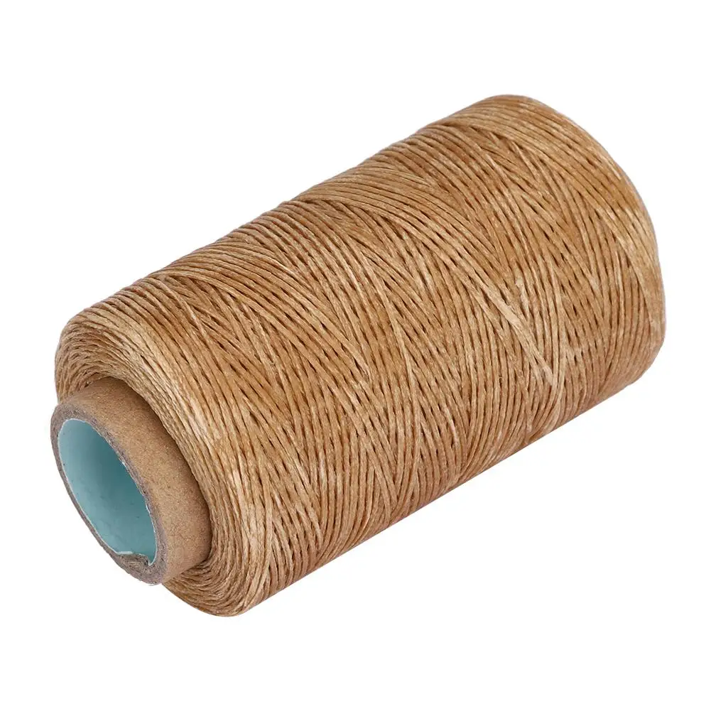 Прочный вощеный шнур и нить для ручной сшивки изделий из кожи ремонта обуви —