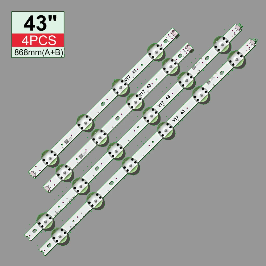 Светодиодный экран 10 дюймов, для телевизоров LG WEI55V0 E74739 94V-0 43 дюйма V17 art3 2867 43LJ614V 43LV340C 43UJ670V 43UJ6565