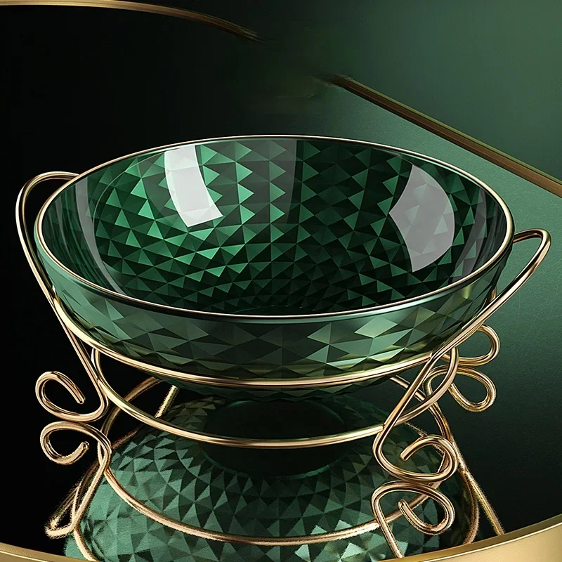 Роскошная Фруктовая тарелка в Европейском стиле креативная Золотая железная