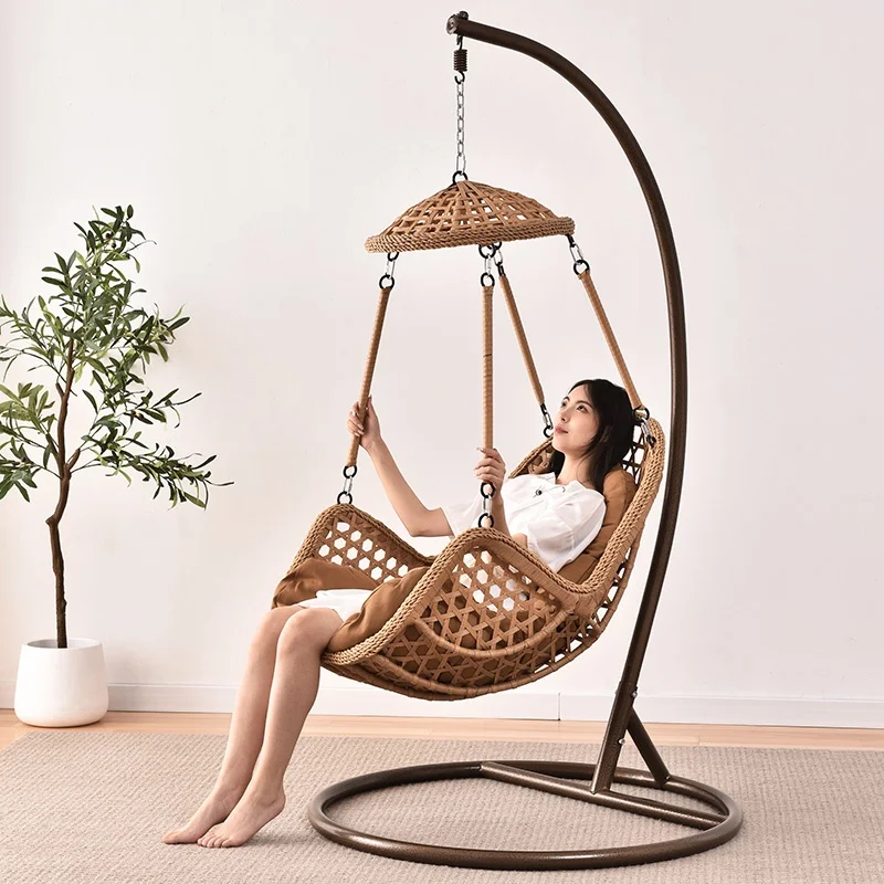 Негабаритные уличные подвесные плетеные качели садовая мебель чехол для патио