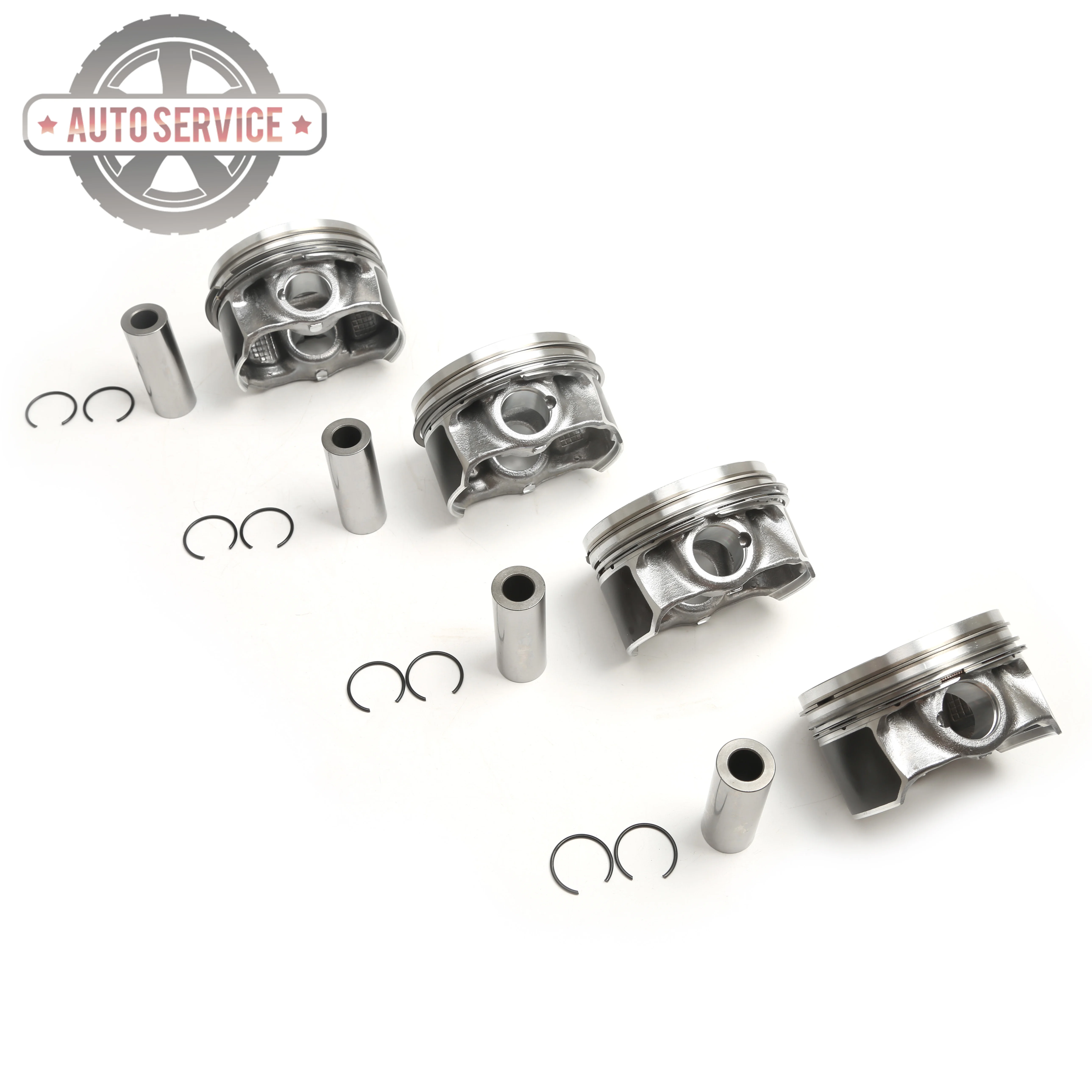 

NEW 82.51mm Engine Piston 06H 198 151 B & Piston Ring Pin 21mm Set For Audi TT A3 A4 VW Passat Tiguan Jetta Golf GTI EA888 2.0T