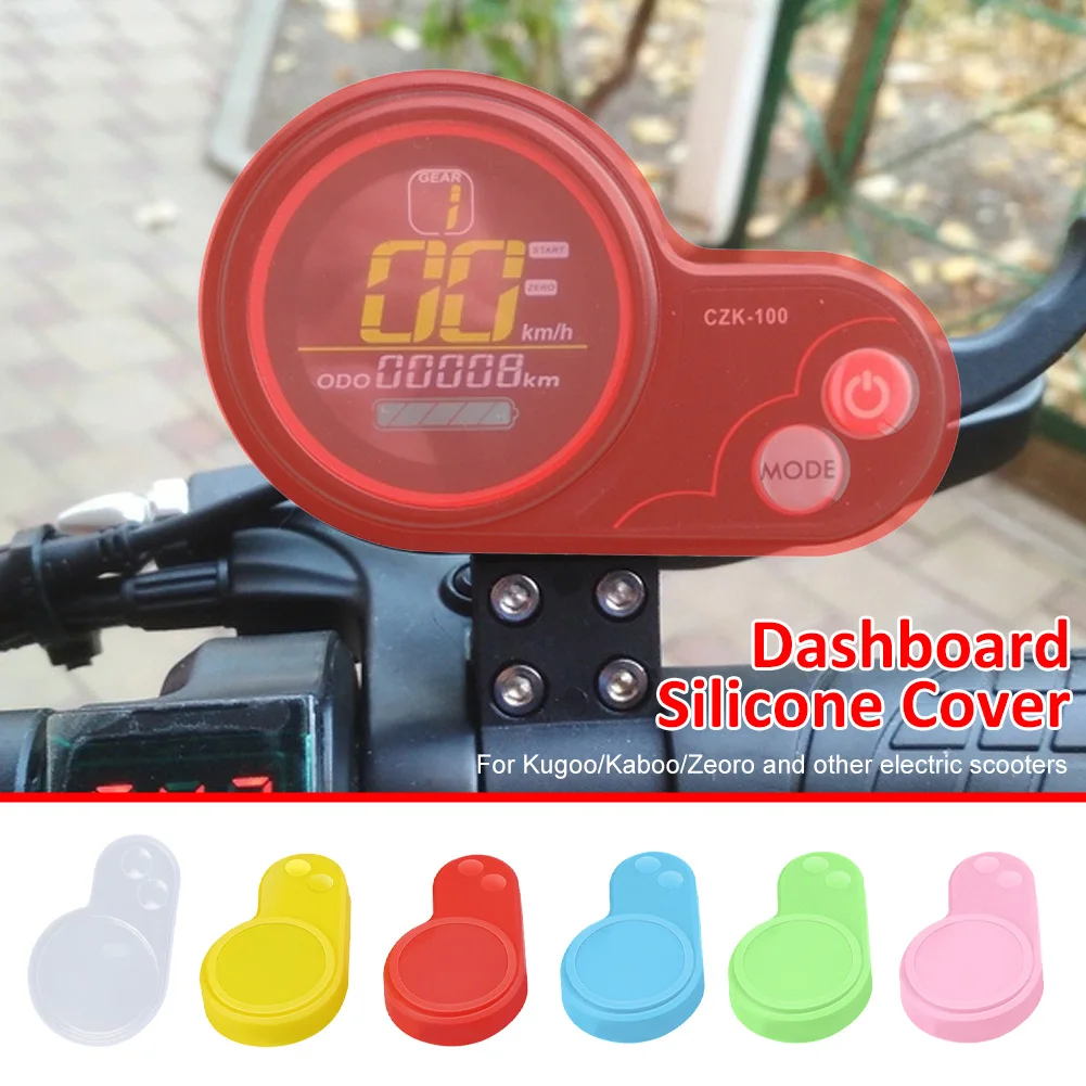 

Silicone Cover for Kugoo/Kaboo/Zeoro LCD Display Waterproof Transparent Protective Cap for Electric Scooter Instrument Dashboard