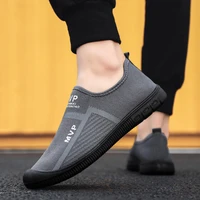 men non leather casual shoes slip on shoe men loafers breathable outdoor walking classic mesh casual shoes tennis shoes 2022 new