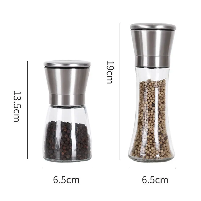 Pepper Grinder Kitchen Barbecue Gadget Manual Spices Salt And Food Crusher Shaker Home BBQ Accessory Tool |