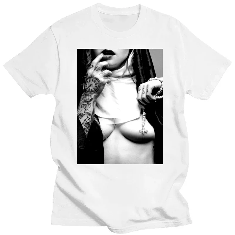 Лидер продаж 2024 футболка белая религиозная Sado футболки Wo летние хлопковые топы