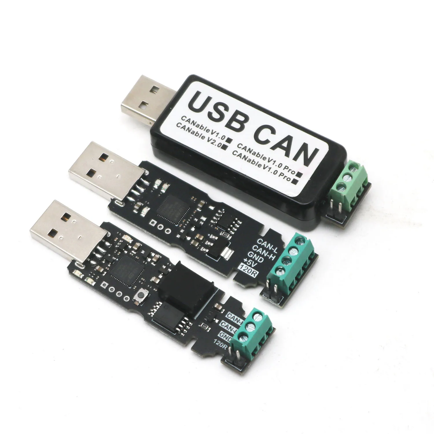 USB-CANFD CANable V2.0/USB-CANFD CANBUS Analyzer Debugger SLCAN Cangaroo USBCAN BUS Protocol Adapter Transceiver