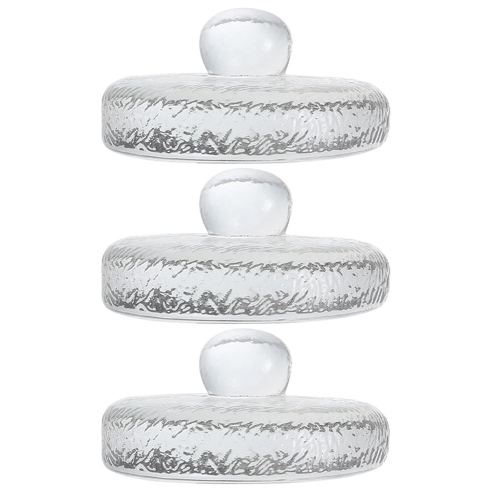 

3Pcs Glass Fermentation Weights Glass Fermenting Covers Pickle Jar Lids Pickle Jar Supplies
