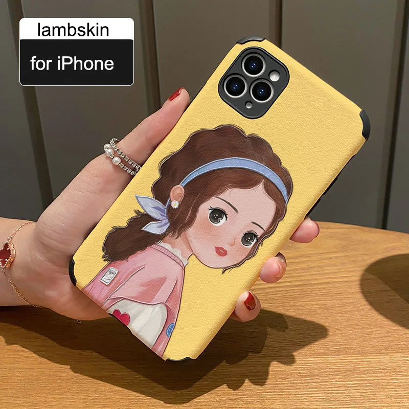 

Cute Anime Phone Case Cover for iPhone 11 Pro Max 12 13 Mini Cartoon Leather Cases Cheap Free Shipping for iPhone XR XS Max X 8P