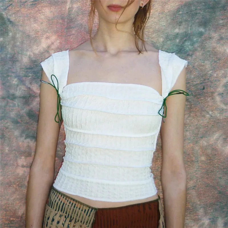 

2022 New Fashion Summer T-shirt For Women French Vest Luxury Brand White T-shirt Black T-shirt Casual Skirt Y2K Clothing Ins Hot