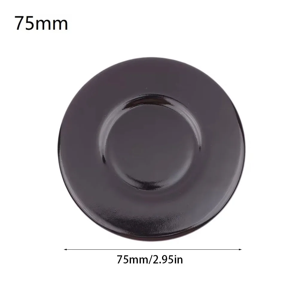 

1 шт., новая крышка горелки 55/75/100 мм, железная вогнутая верхняя крышка, аксессуар для горелки духовки для газовой плиты SABAF