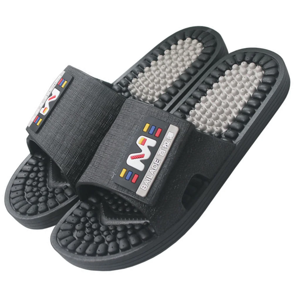 

Soft Slippers Anti-slip Massage Shoe Bedroom Pedicure Bathroom Hotel Comfortable Men
