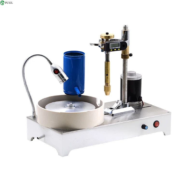

Stainless Steel Lapidary Machine Precision 50-1800Rpm Gemstone Faceting Polishing Machine 120W Jade Processing Equipment