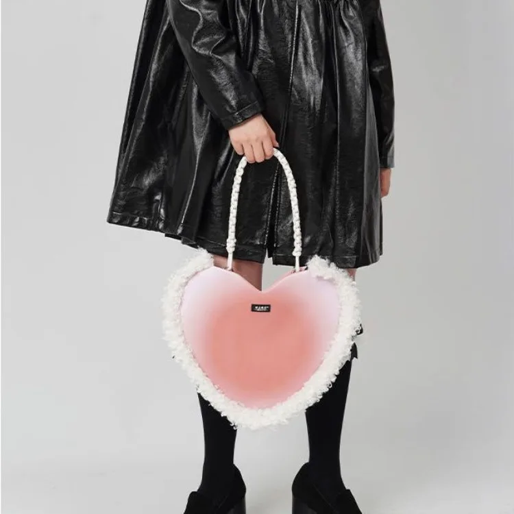 

Y2k Sweet Plush Shoulder Underarm Tote Bag 2023 Fashion New Pu Crossbody Bag Vintage Chessboard Grid Handbags for Women
