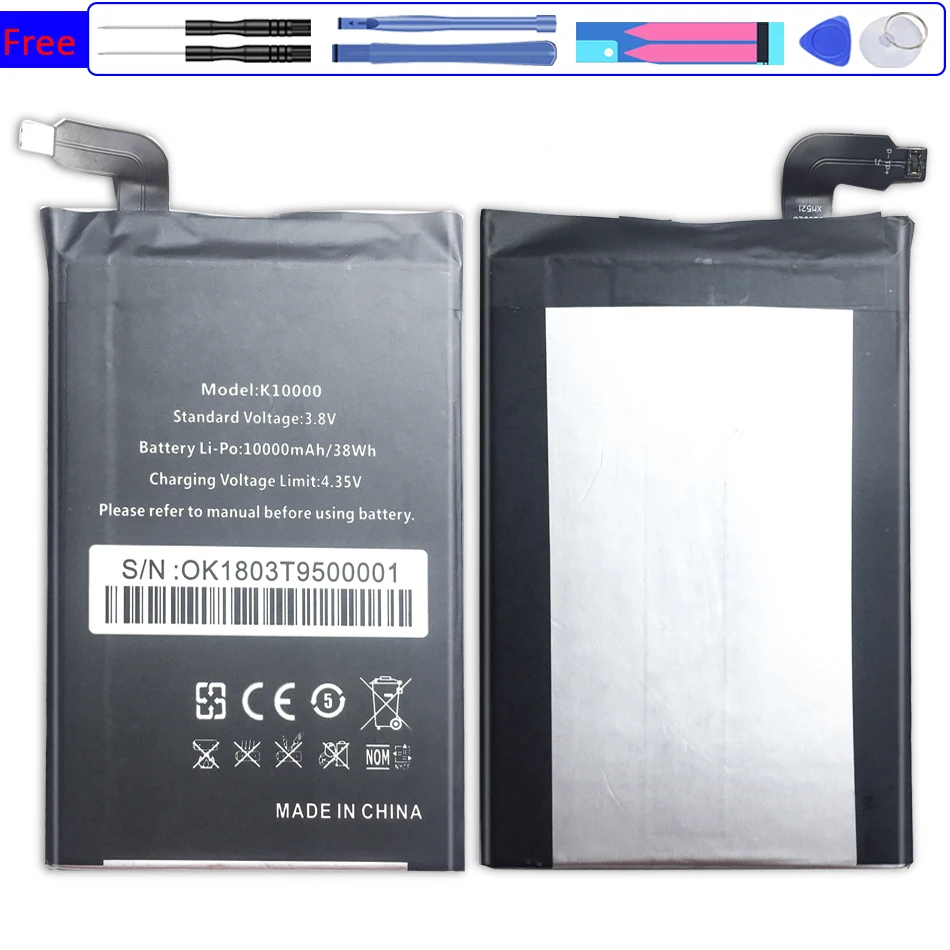 

Сменный аккумулятор 10000 мАч для Oukitel K10000 Pro + номер отслеживания