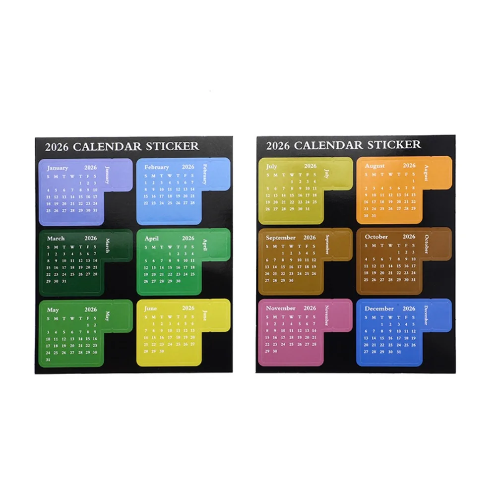 

Календарь-стикеры 2026 бумага