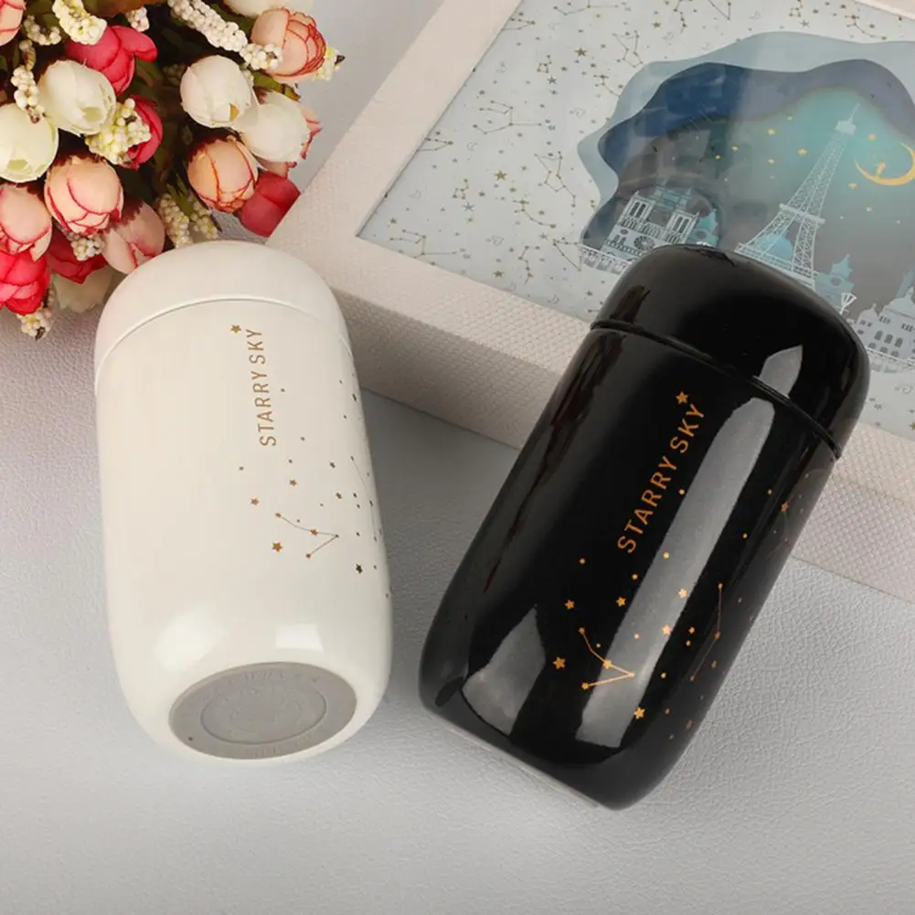 

200ML Vacuum Mug High Capacity Smooth Mouth Sealed Lid 360 Degrees Leak-Proof Drink Water Thermal Cup for Office