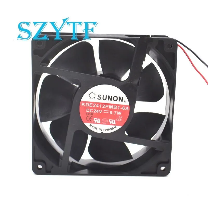 KDE2412PMB1-6A 12038 DC 24V 6,7 W 120x38 мм вентилятор охлаждения сервера для SUNON