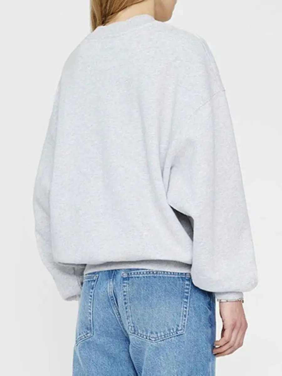 

Женская хлопковая толстовка с длинным рукавом и круглым вырезом