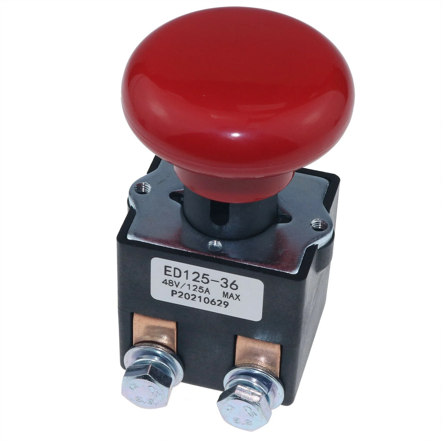 

ED125-36 48V 125A Emergency Disconnect Stop Switch for Big Joe EZ30 E30 D40 EZ40 111551000800 Electric Forklift Stacker