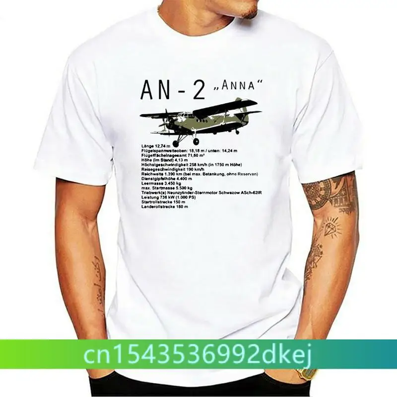 

Graphic Tee Shirt For Men An-2 Russischer Doppeldecker Flugzeug Anna Technische Date T Shirt #19961make Shirts