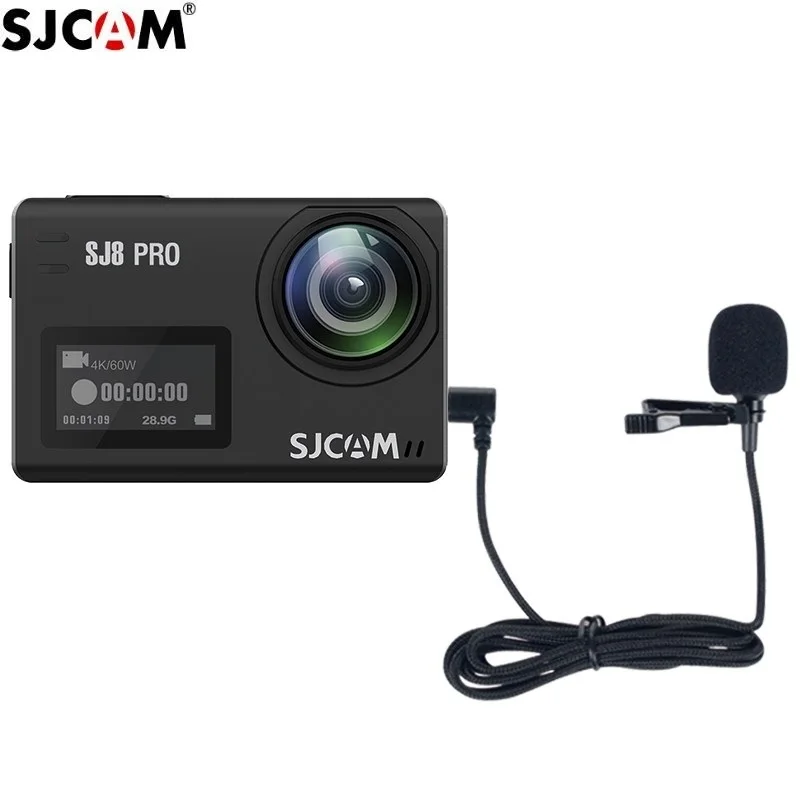

Original SJCAM SJ8 A10 Accessories Tepy C External Microphone For SJ8 Pro/Plus /Air SJ9 Strike /Max Action Camera Accessories
