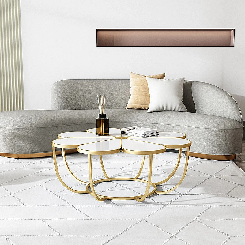 

Мебель для журнального столика, современный легкий роскошный чайный столик в простом стиле, маленький семейный дизайнерский чайный столик ...