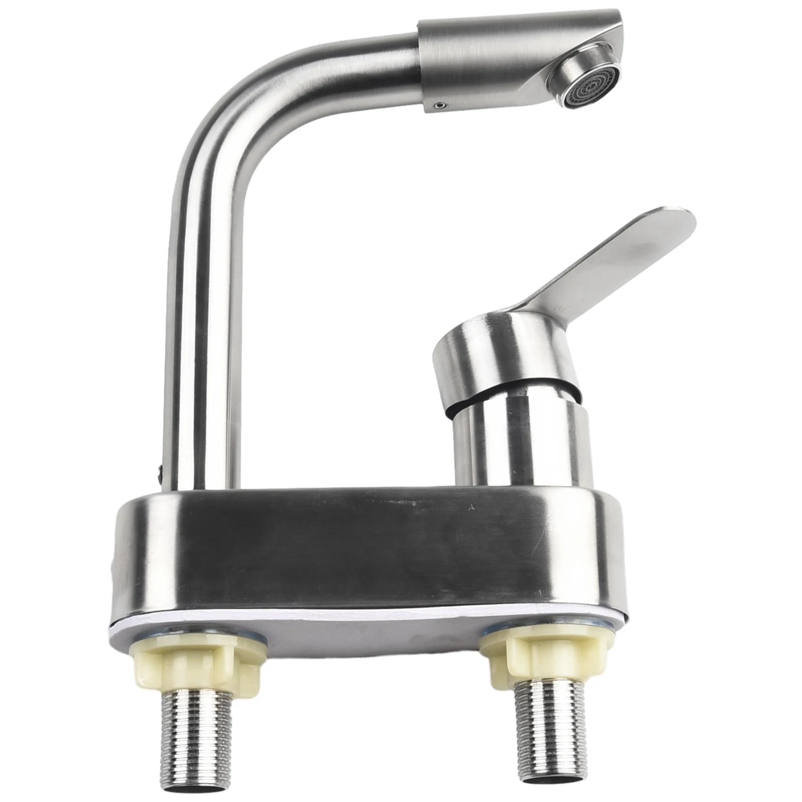 

Innovative Design 304 Stainless Steel Basin Faucet Cold and Hot Water Mixer Tap Easy to Clean and Anti Corrosion