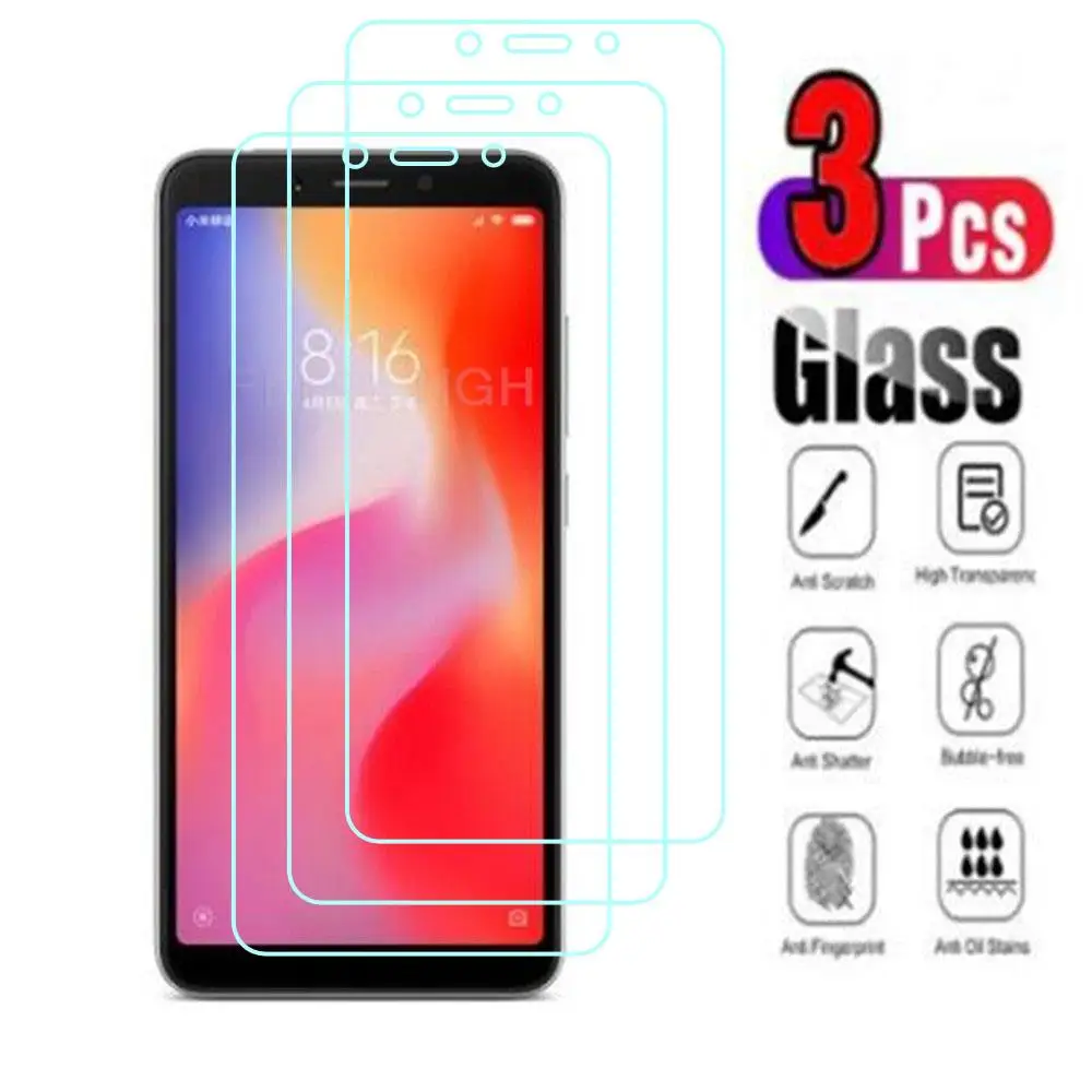 

3Pcs 9H Protective Tempered Glass For Xiaomi Redmi 6 6A 7 7A 8 8A 9 9A Screen Protector Protection Cover Film