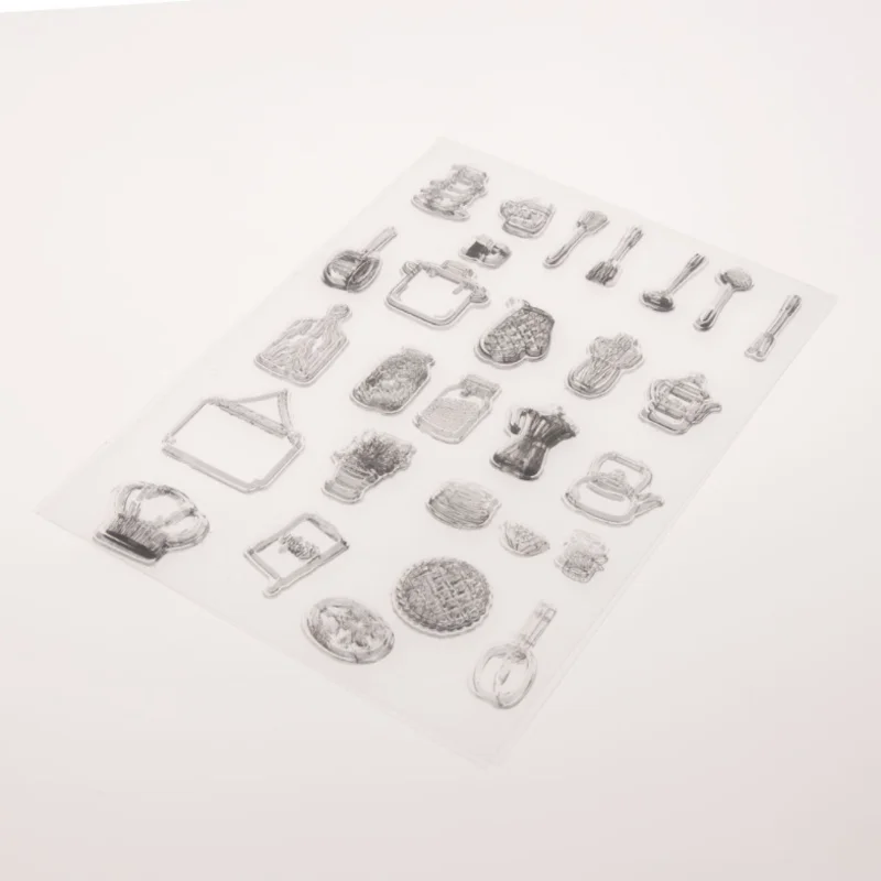 14 5*20 см марки для кухонной посуды резиновые наклейки ручной скрапбукинга