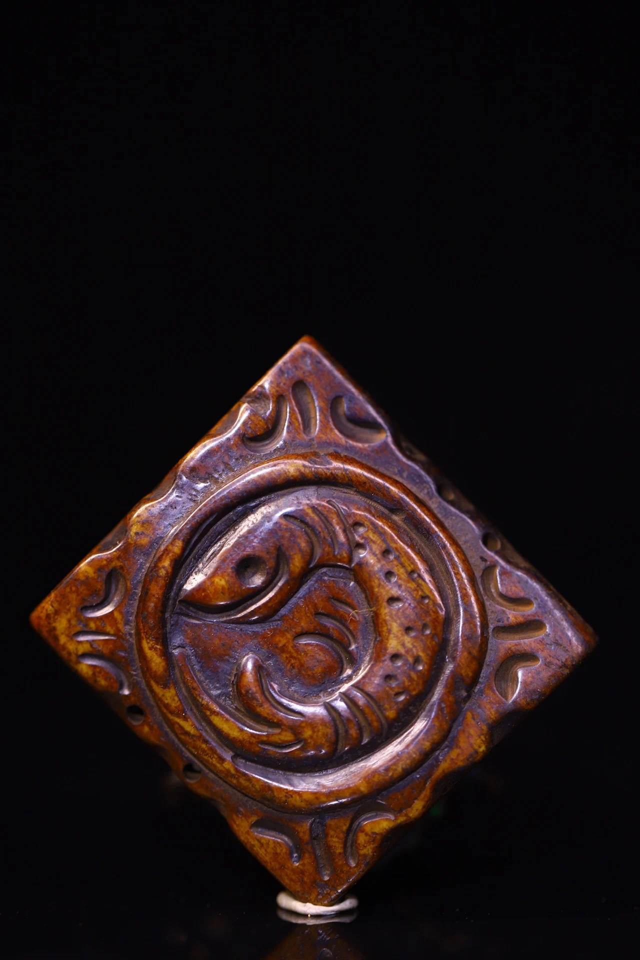 2 &quotКоллекция тибетского храма старая натуральная Габбра киноварь зверь