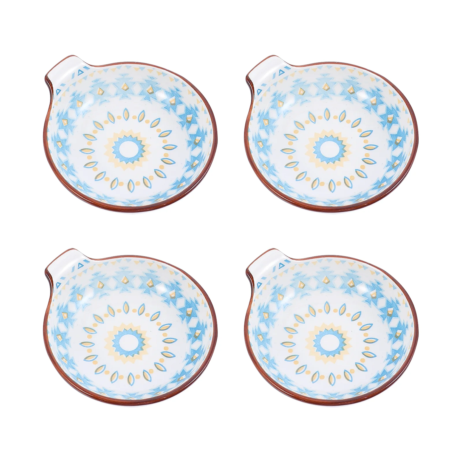 

4 Pcs Seasoning Dish Dipping Sauce Dip Bowls Sauce Dipping Bowls Ceramic Sauce Dish Ceramics Ceramic Condiment Dishes