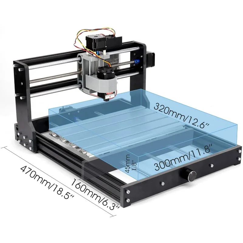 

CNC 3018 Pro Extension Kit Upgrade To CNC 3040 Laser Engraving Milling Machine