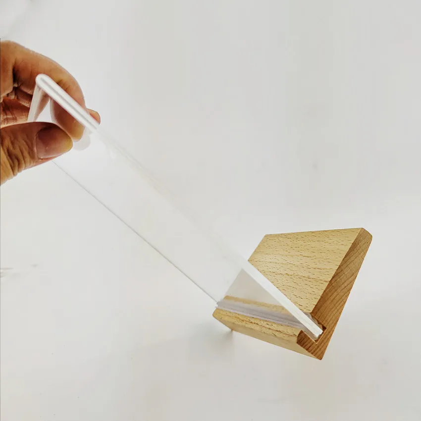 Пластиковые акриловые L-стенды рамка витрина карточка этикетка знак с деревянной