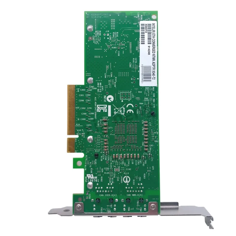 X540-T2 Intel X540 чипсет PCIe x8 двойной медный RJ45 10 Гбит/с порт Ethernet Сетевая карта