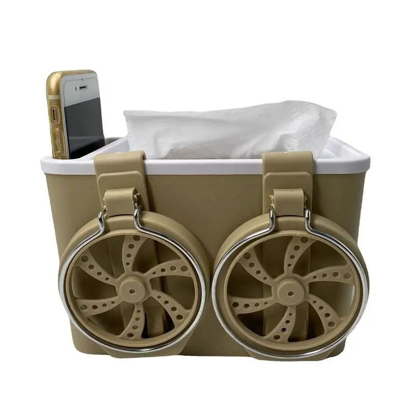 

Car Armrest Storage Box Upgrade Box Water Cup Holder Vehicle-Mounted Tissue Box Coffee Cup Holder Multifunctional Organizer Car