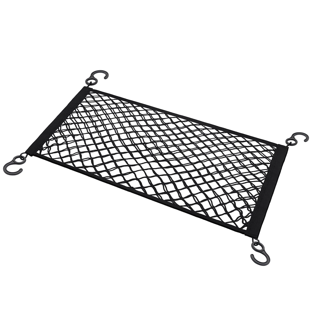 

Car Accessories Cart Cargo Double-layer Net Pocket Storage Net Bag Storage Net Bag Cart Cargo Pouch Bag Polypropylene+latex Silk