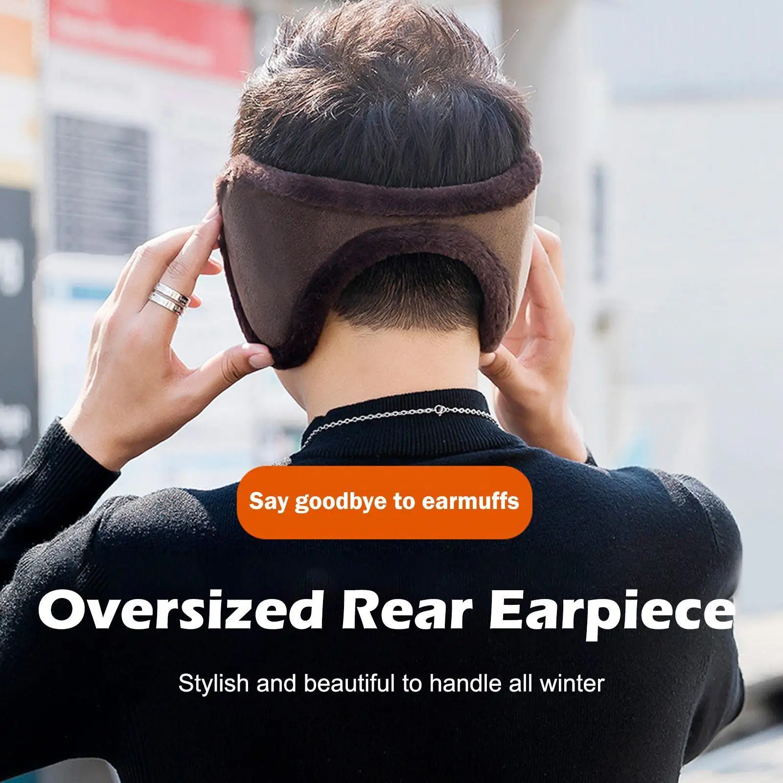

Winter Warm Earmuffs Plush Thicken Cold Proof Unisex Ear Muffs Behind Winter Accessories For Outdoor 4 Color D8y3