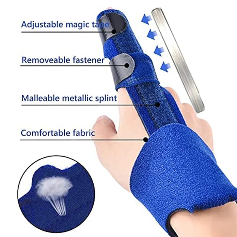 1 шт. алюминиевый корректор для пальцев при артрите