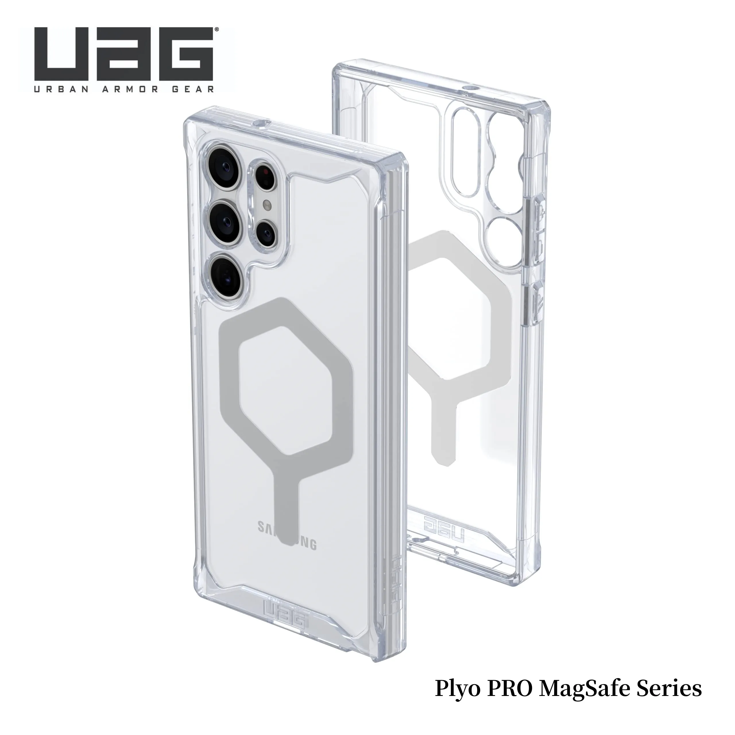 

Brand NEW UAG Plyo PRO MagSafe Series For Samsung Galaxy S23 Ultra/ S23 PLUS/S23 Translucent Clear Cover with MagSafe Original