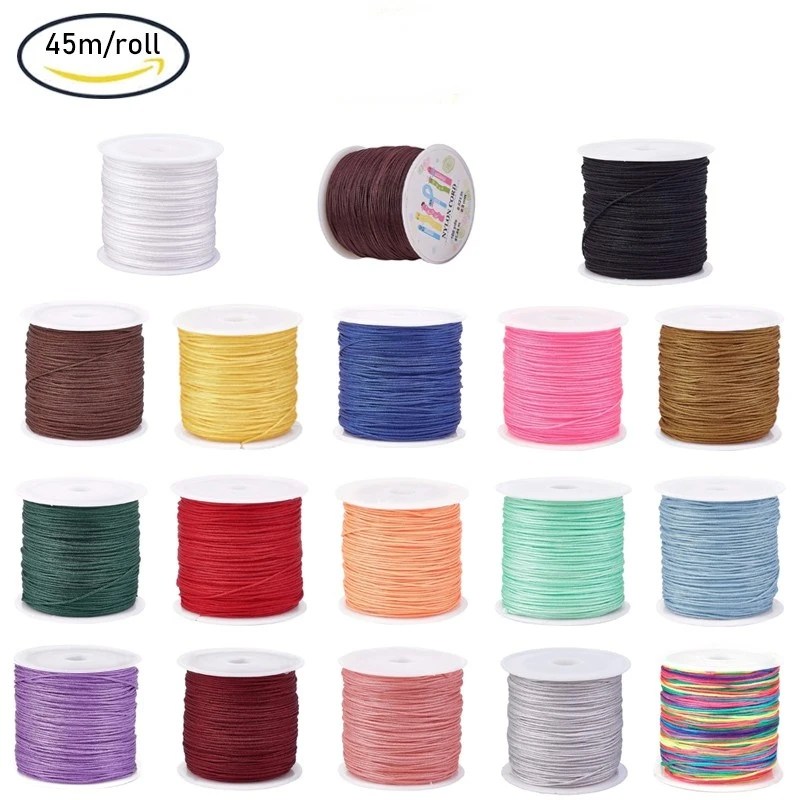 

Нейлоновый шнур для ювелирных изделий, 45 м, 0,8 мм