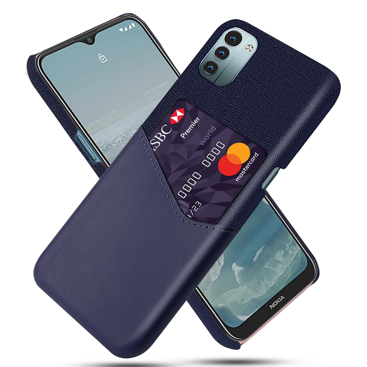 Чехол для телефона Nokia G11 Funda с держателем карт Febric чехол G 11 4G 6 5 дюйма TA-1401