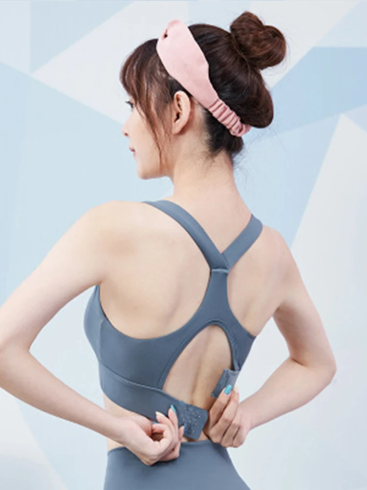 Женский спортивный бюстгальтер для йоги высокопрочный противоударный нижнее