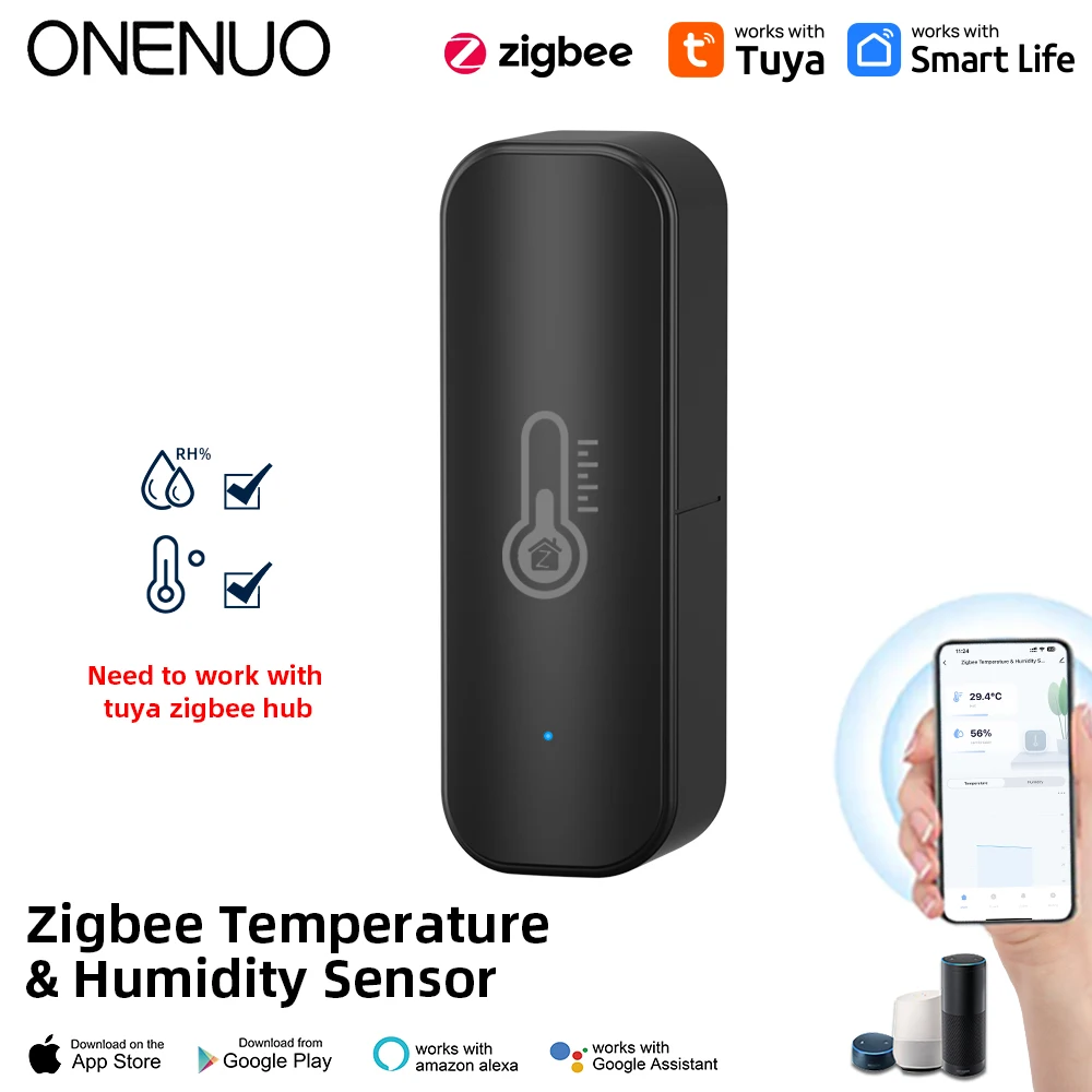 

Датчик температуры и влажности ONENUO TH08Z Tuya