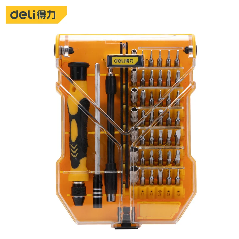 

DELI Precision Screwdriver Set Multifunctional Magnetic Hexagon Torx Screwdriver Phone Computer Disassembly Repair Tool Sets