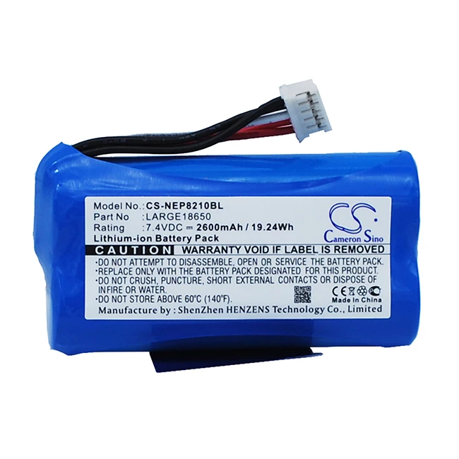 Аккумулятор Cameron Sino 2600 мАч для подруги AMP7000 8210 NEWPOS NEW8210, новинка 8210, LARGE18650
