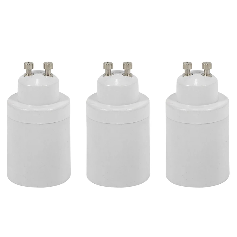 

3X GU10 To E26/E27 Adapter GU10 Bayonet Base To E26/E27 Screw Bulb Socket Adapter Converter