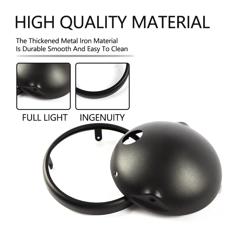 7-дюймовая основа для мотоциклетной фары крышка корпуса светодиодной