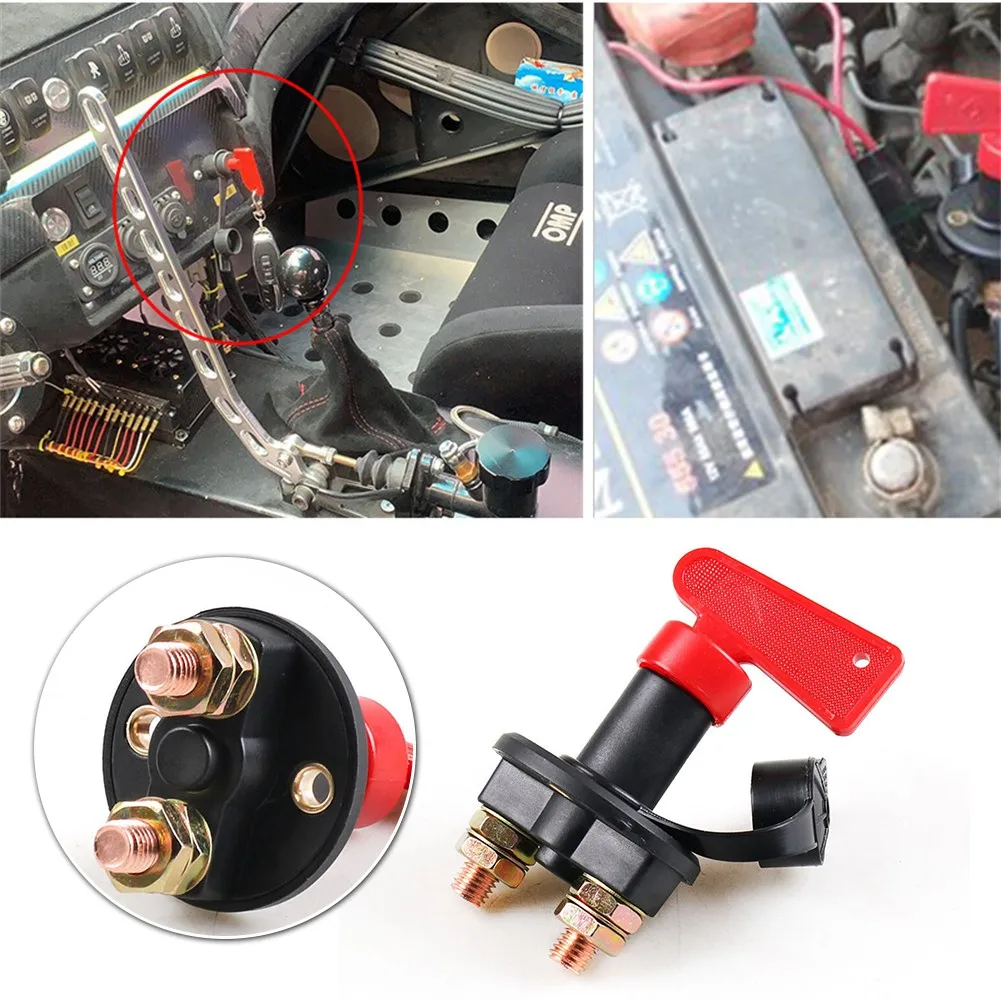 

12V 24V Battery Disconnect Switch Disconnect Power Cut OFF High Quality