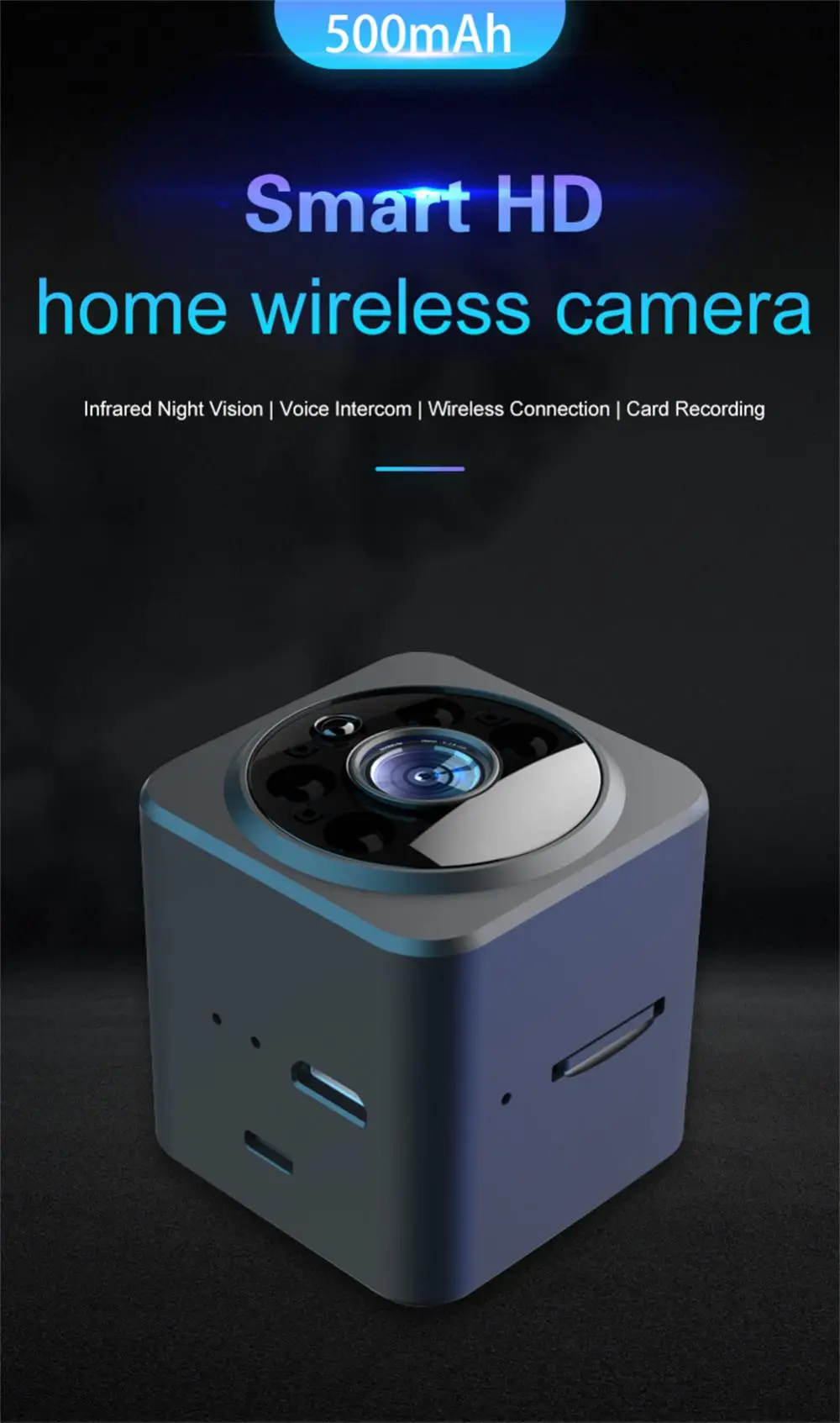 

1080p Wifi Camera Remotely Monitor Digital Noise Reduction Surveillance Camera Night Smart Home Wireless Camera