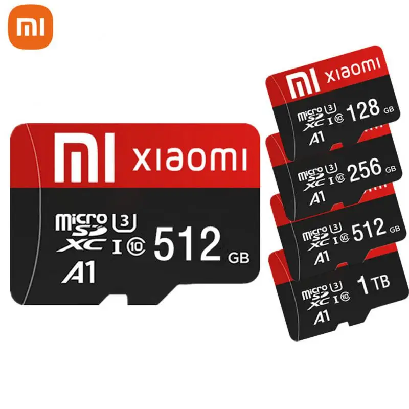 

Карта памяти XIAOMI 256 ГБ 512 ГБ 1 ТБ Micro TF SD карта флэш-класса 10 TF SD карта для камеры для смартфона адаптер для телефона Android